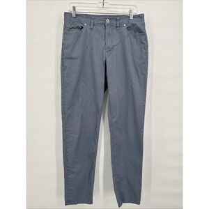 Bonobos Golf Pants Mens 32x34 Blue Khaki Athletic Performance Stretch Flat Front